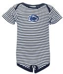 Penn State Infant Striped Short Sleeve Bodysuit NAVYWHITE