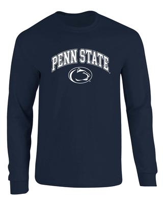 Penn State Arch Logo Long Sleeve T-shirt NAVY