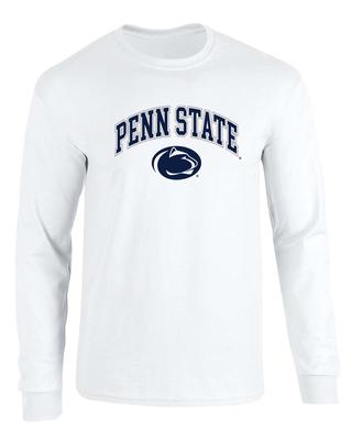 Penn State Arch Logo Long Sleeve T-shirt WHITE