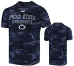 Penn State Under Armour Men's Camo Outline T-shirt NAVY