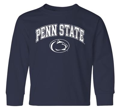 Penn State Youth Arch Logo Long Sleeve Shirt NAVY