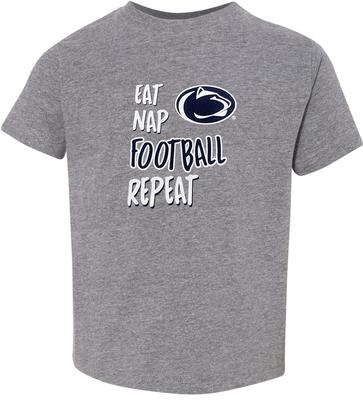Penn State Toddler Eat Nap Football T-shirt GRAPH