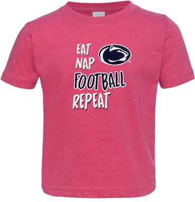 Penn State Toddler Eat Nap Football T-shirt VHP