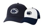 Penn State Legacy Lo-Pro Logo Snapback Trucker Hat NAVYWHITE