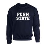 Penn State Block Bold Crew Sweatshirt NAVY