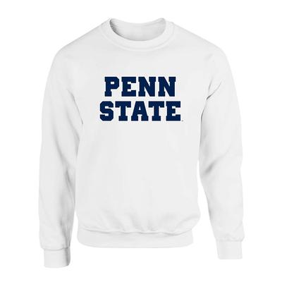 Penn State Block Bold Crew Sweatshirt WHITE