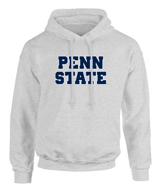 Penn State Block Bold Hooded Sweatshirt ASH