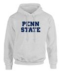 Penn State Block Bold Hooded Sweatshirt ASH