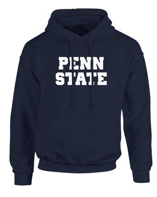 Penn State Block Bold Hooded Sweatshirt NAVY