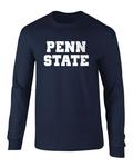 Penn State Block Bold Long Sleeve T-shirt NAVY