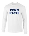 Penn State Block Bold Long Sleeve T-shirt WHITE