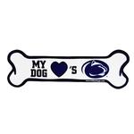 Penn State Dog Bone Car Magnet 