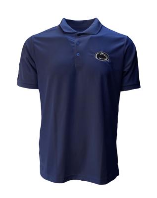 Penn State Men's Legacy Pique Polo Dress Shirt NAVY