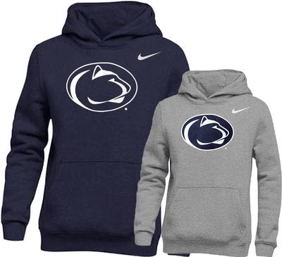 NIKE - Penn State Nike Youth Club Fleece Hooded Sweatshirt 
