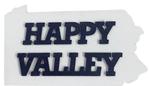 Penn State Happy Valley PA Wooden Magnet WHITENAVY