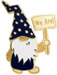 Penn State We Are Gnome Wooden Magnet NAVYWHITE
