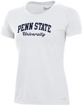 Penn State Under Armour Women's Performance Cotton T-shirt WHITE