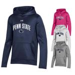 Penn State Under Armour Youth Fleece Hooded Sweatshirt