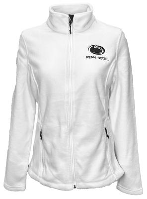 Penn State Women's Full-Zip Fleece Jacket WHITE