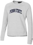 Penn State Under Armour Women's All Day Crewneck Sweatshirt SILVER HEATHER
