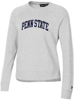 Women's Under Armour Gray Winona State Warriors All Day Pullover Sweatshirt