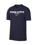 Penn State Nike Men's Hockey Wordmark Short Sleeve T-Shirt NAVY