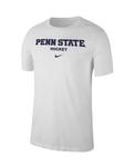 Penn State Nike Men's Hockey Wordmark Short Sleeve T-Shirt WHITE
