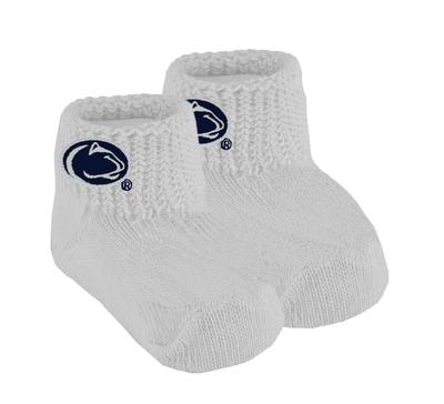 Penn State Infant Non-Kick Off Socks WHITE