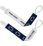 Penn State Infant Pacifier Clip 2-Pack NAVYWHITE