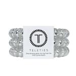 Teleties 3-pack Large Hair Ties SILVR