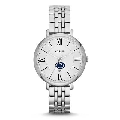Jardine Gifts - Penn State Women's Jacqueline Stainless Steel Fossil Watch