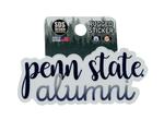 Penn State Rugged Alumni Script Sticker NAVYWHITE