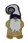 Happy Valley Wooden Gnome Magnet NAVYWHITE