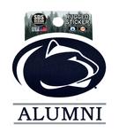 Penn State Rugged Alumni Logo Sticker NAVYWHITE