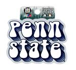 Penn State Rugged Groovy Sticker WHITENAVY