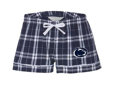Penn State Women's Flannel Sleep Shorts NSLV