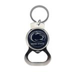 Penn State Bottle Opener Keychain SILVER