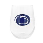 Penn State Gameday 16oz Curved Beverage Glass CLEAR