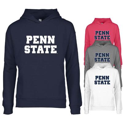 The Family Clothesline - Penn State Youth Bold Block Hooded Sweatshirt