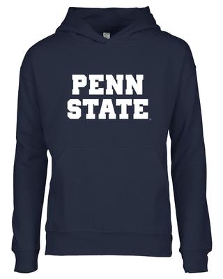 Penn State Youth Bold Block Hooded Sweatshirt NAVY