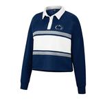  Penn State Colosseum Women's Rugby Cropped Long- Sleeve