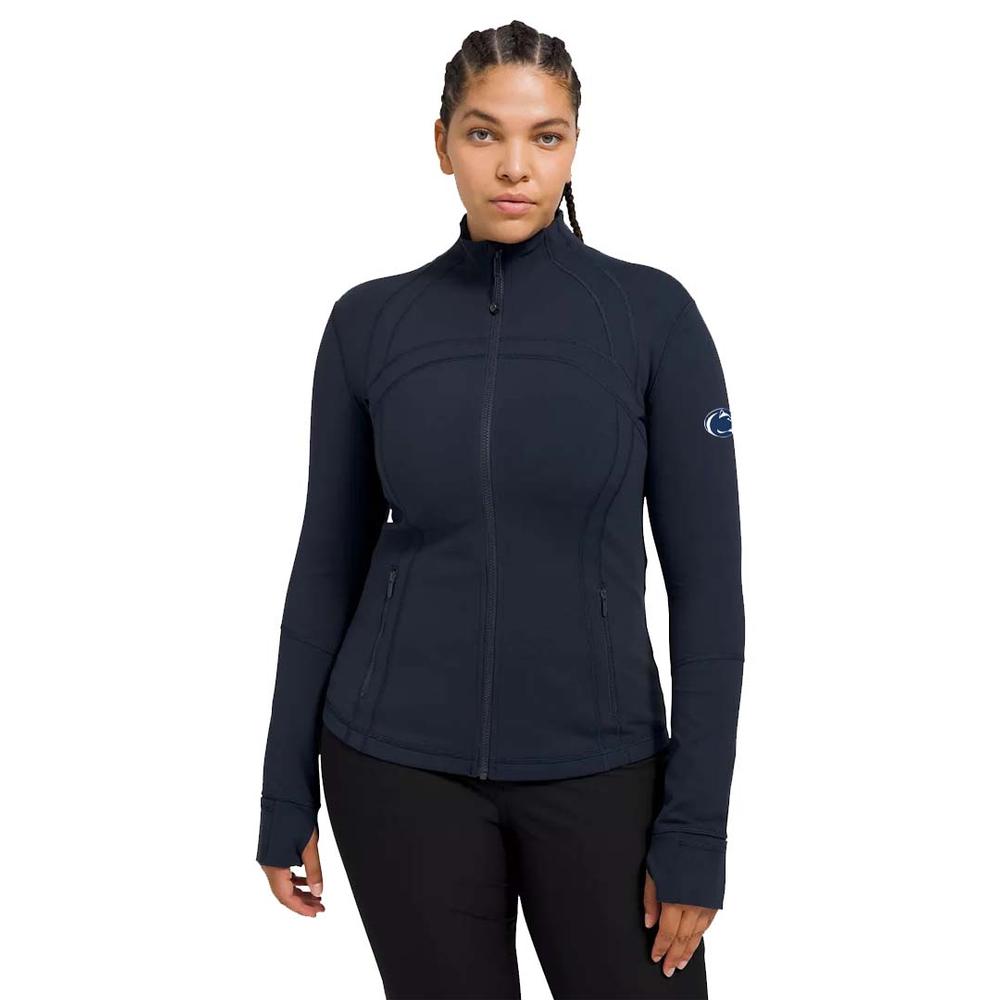 lululemon athletica, Jackets & Coats, Lululemon Luon Blue Shape Jacket  Size 8