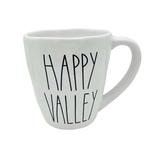 Hand Drawn Happy Valley Mug WHITE