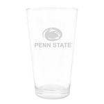 Penn State 16oz Classic Etch Logo Pint Glass CLEAR