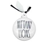 Hand Drawn Nittany Lions Ornament WHITE