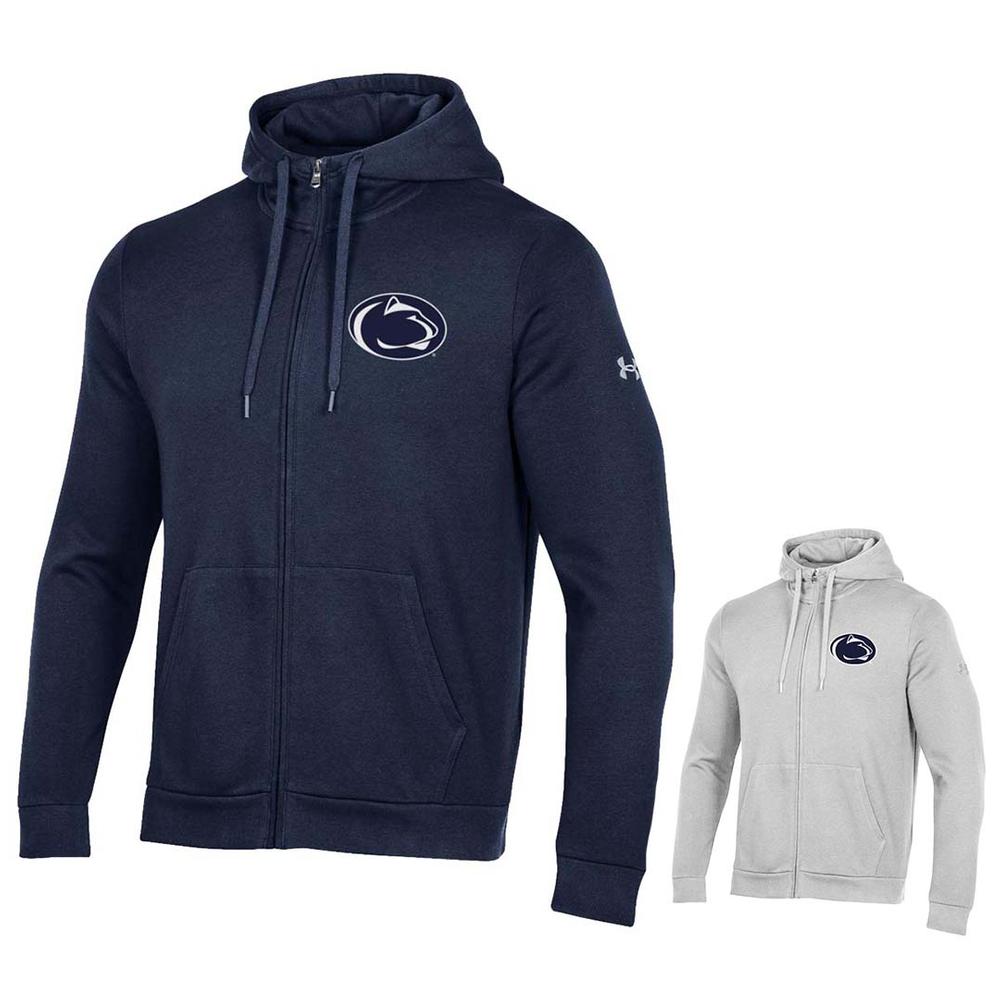 Penn State Under Armour Full-Zip Logo Hooded Sweatshirt