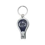 Penn State Nail Clipper Key Ring NAVY