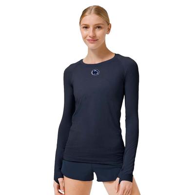 Penn State lululemon Women's Swiftly Tech 2.0 Long Sleeve Shirt NAVY