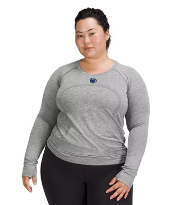 Penn State lululemon Women's Swiftly Tech 2.0 Long Sleeve Shirt SLATE