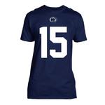Penn State NIL Drew Allar #15 T-Shirt NAVY